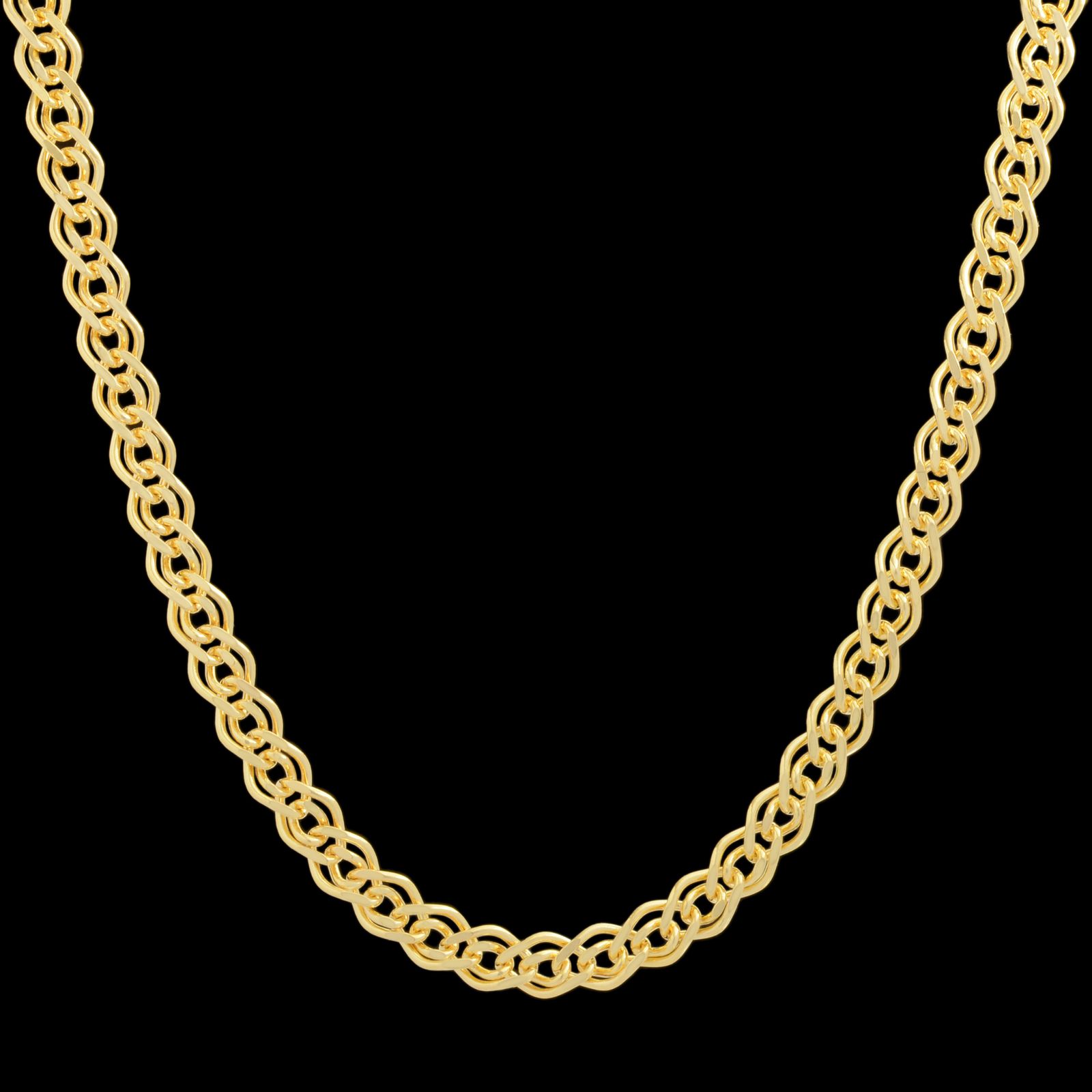 زنجیر طلا 18 عیار زنانه طلای مستجابی مدل ادنیا کد 50 -  - 1