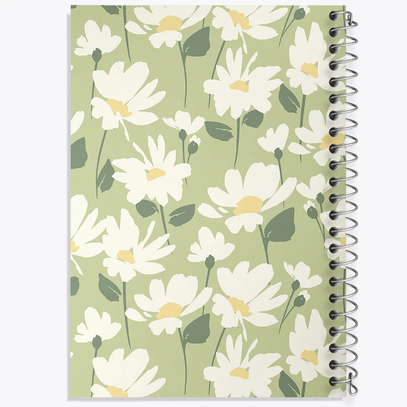 دفتر مشق 100 برگ خندالو طرح گل گلی کد N566