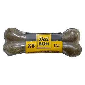 تشویقی سگ دلی بون مدل استخوانی XS 8cm natural وزن 40 گرم