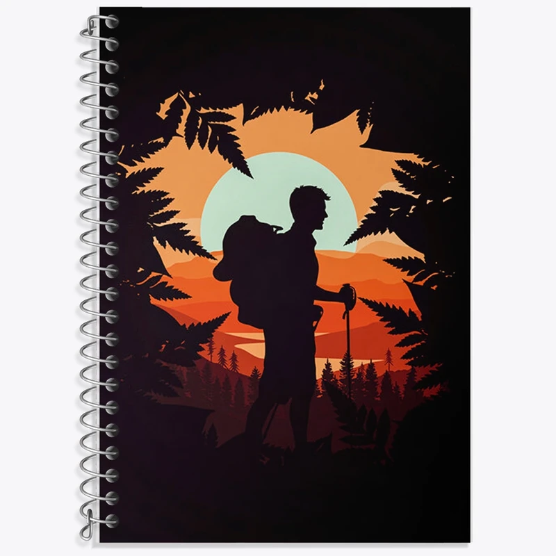 دفتر لغت 50 برگ خندالو طرح کوهنورد کد F600