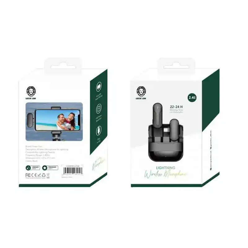 میکروفن یقهای گرین لاین مدل GNWIRLGTBK