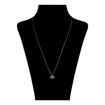 گردنبند طلا 18 عیار زنانه روبی آرت گالری مدل 21296730