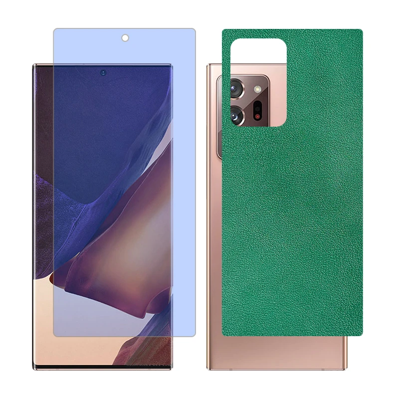 محافظ صفحه نمایش بلو کات گلس مدل together مناسب برای گوشی موبایل سامسونگ Galaxy Note20 Ultra 5G به همراه برچسب پوششی پشت گوشی