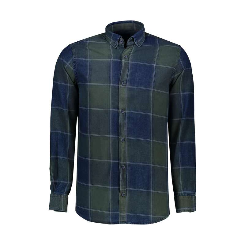 پیراهن آستین بلند مردانه آر آن اس مدل 43-9856