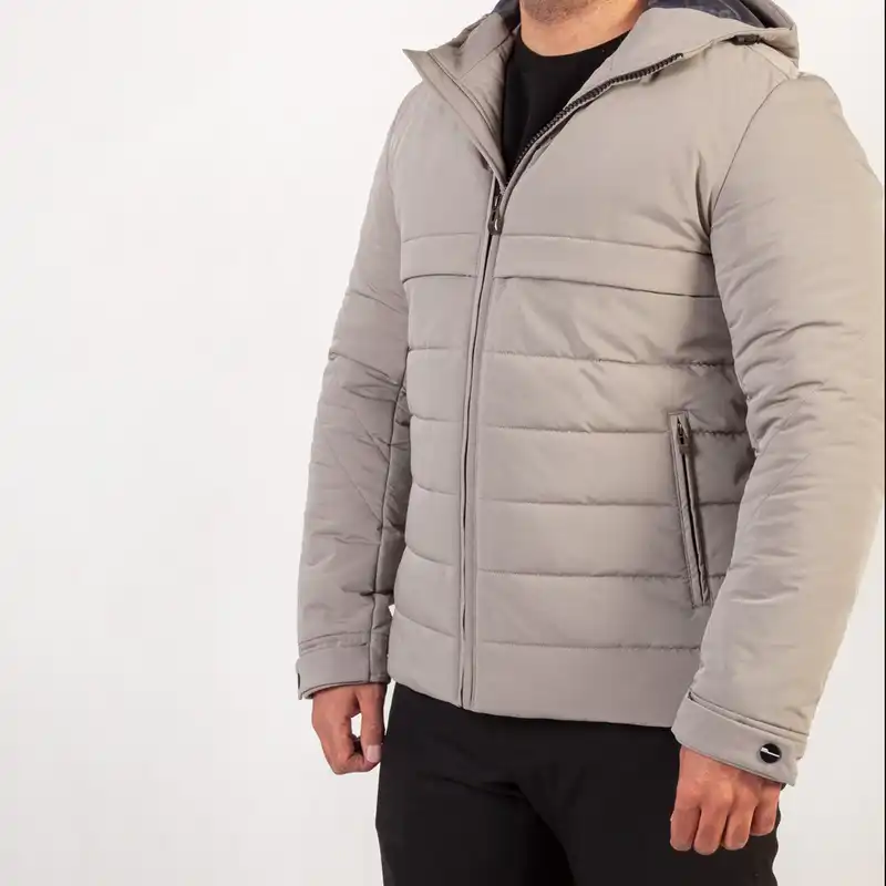 کاپشن مردانه برانگو مدل kaprice رنگ فیلی