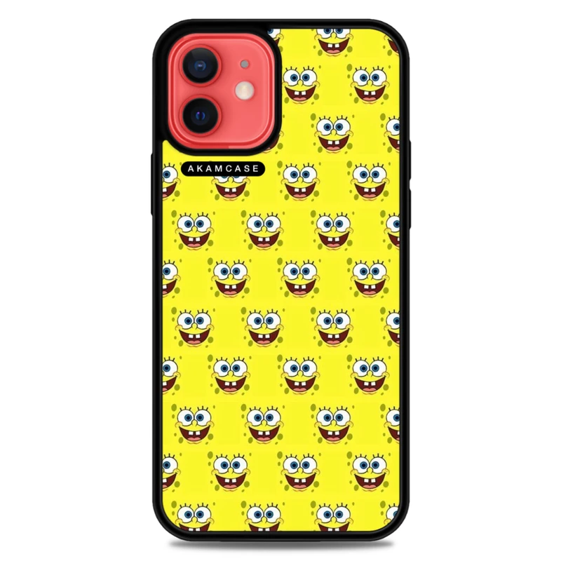 کاور آکام مدل AMC-WA12-SPONGE BOB12 مناسب برای گوشی موبایل اپل iPhone 12