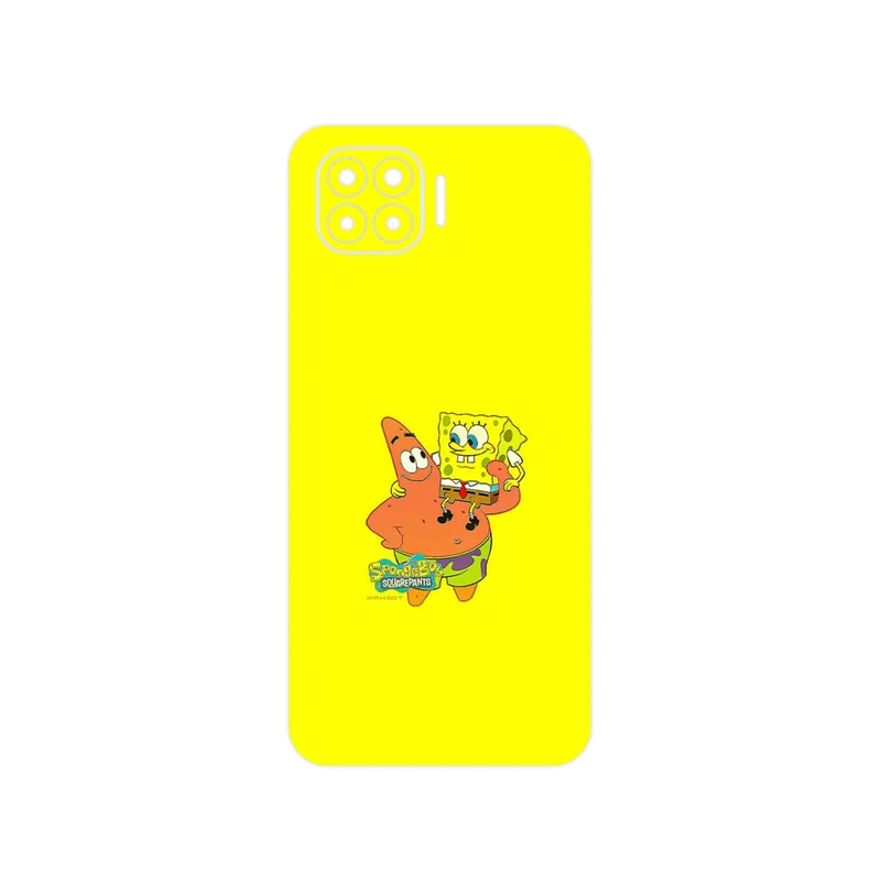 برچسب پوششی ماهوت مدل SpongeBob SquarePants مناسب برای گوشی موبایل اپو A93
