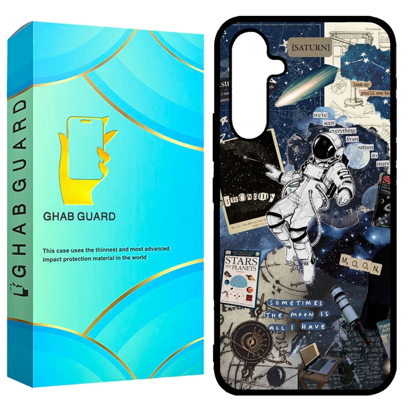 کاور قاب گارد طرح فضانورد مدل GCHPA54 مناسب برای گوشی موبایل سامسونگ Galaxy A54 5G