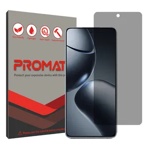 Promate Resistant model privacy screen protector suitable for Xiaomi 14T mobile phone