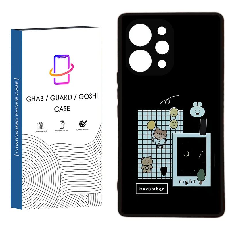 کاور قاب گارد گوشی طرح دخترانه کد 29  - TPU مناسب برای گوشی موبایل  شیائومی  Redmi 12