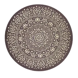 پادری مدل برجسته  لوتوس کد 1821 سایز 75x75 سانتی متر