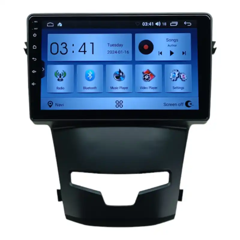 پخش کننده تصویری خودرو مدل اندروید Golden24 مناسب سانگ یانگ نیو کوراندو