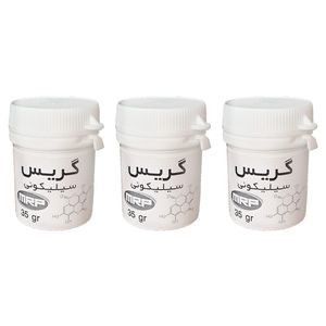 گریس سیلیکونی مدل 111 حجم 25 میلی لیتر مجموعه 3 عددی