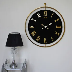 ساعت دیواری سانلی مدل فلزی چرمی کد 1125