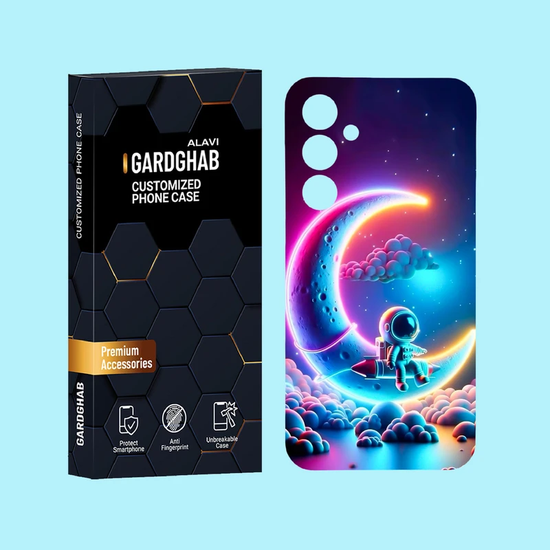 کاور گارد قاب علوی مدل فضانورد مناسب برای گوشی موبایل سامسونگ Galaxy A55