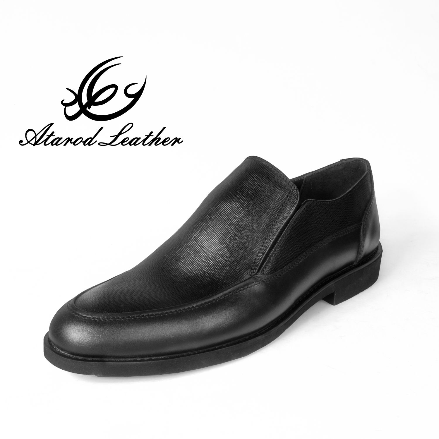 کفش مردانه چرم عطارد مدل چرم طبیعی کد SH96 -  - 11