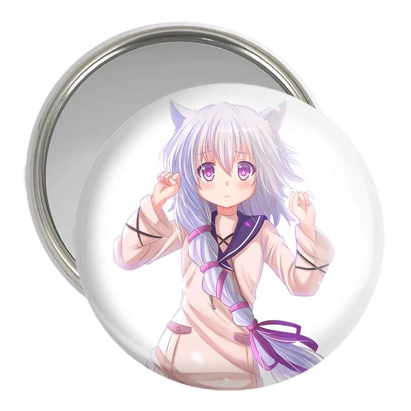 آینه جیبی خندالو مدل میدوری انیمه گلوله سیاه کد 35836