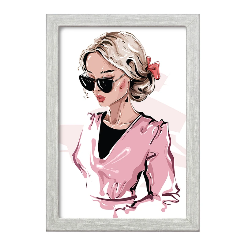 تابلو خندالو طرح دختر قوی Girl Power کد 28927