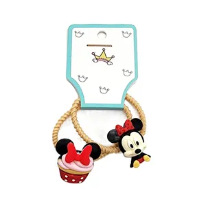 کش مو دخترانه مدل مینی موس کد KSH638 بسته 2 عددی