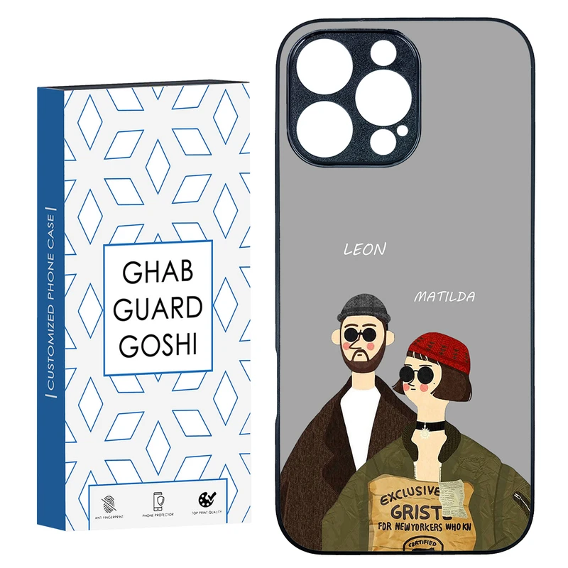 کاور قاب گارد گوشی طرح لئون و ماتیلدا کد TPU-095 مناسب برای گوشی موبایل اپل Iphone 16 Pro Max