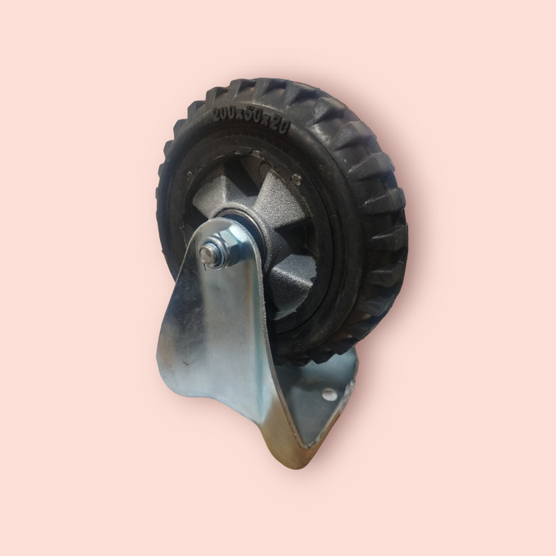 چرخ کفیدار ثابت پارس کاستر مدل TS-200mm چرخ کفیدار ثابت پارس کاستر مدل TS-200mm