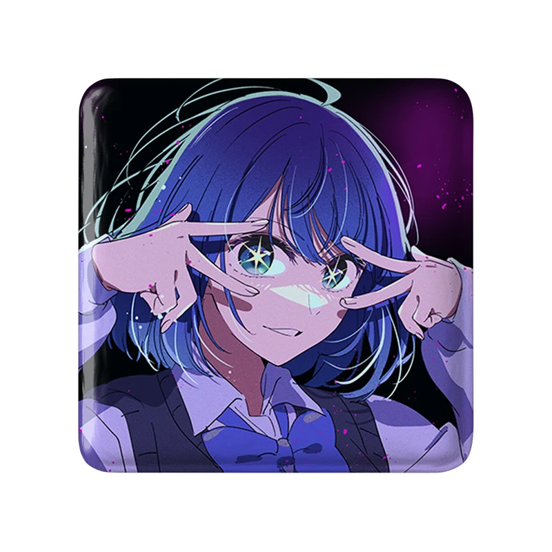 مگنت خندالو طرح آکانه انیمه اوشی نو کو مدل مربعی کد 31203