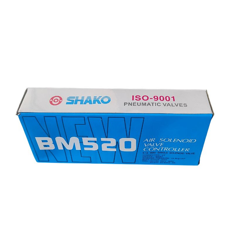 شیر برقی پنوماتیک بادی شاکو مدل BM520-04-S 5-2 1/2inch 24V شیر برقی پنوماتیک بادی شاکو مدل BM520-04-S 5-2 1/2inch 24V