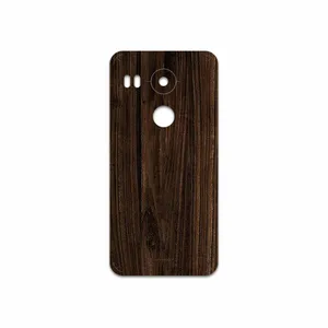 MAHOOT Dark Walnut Wood Cover Sticker for Google Nexus 5X