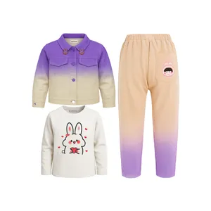 ست 3 تکه لباس دخترانه مدل خرگوشی