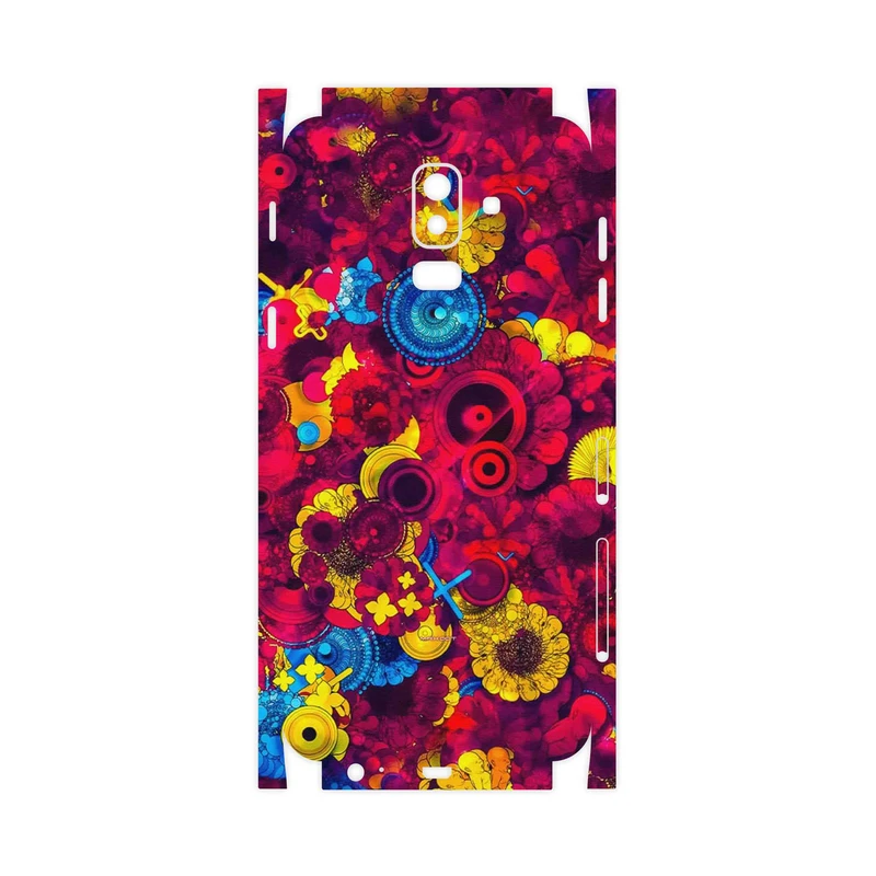 برچسب پوششی ماهوت مدل Vector Flower Garden Digital Art-FullSkin مناسب برای گوشی موبایل سامسونگ Galaxy J8