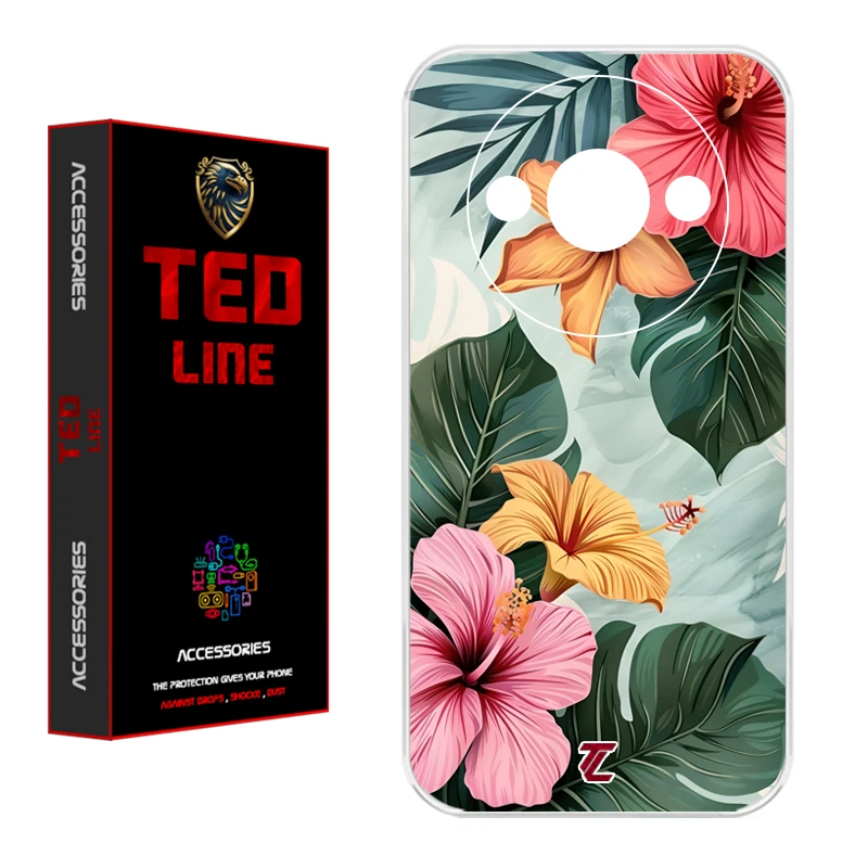 کاور تدلاین طرح گل وحشی کد 1142 مناسب برای گوشی موبایل شیائومی Redmi A3