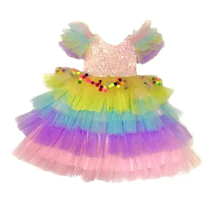 پیراهن دخترانه مدل آیلار توپی 1402