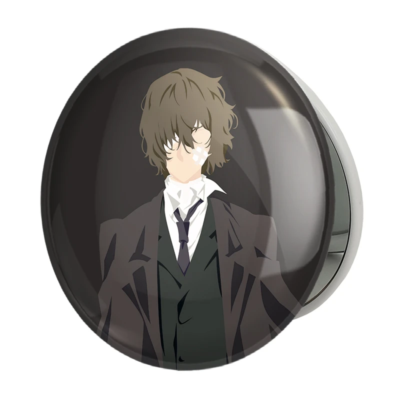 آینه جیبی خندالو طرح دازای اوسامو انیمه سگ های ولگرد بانگو مدل تاشو کد 13676 