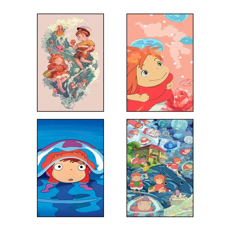 تابلو شاسي کارنيکا طرح پونیو کد 94719 مجموعه 4 عددی