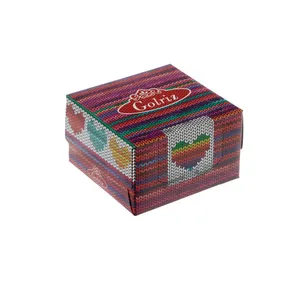 دستمال کاغذی 50 برگ گلریز طرح بافتینه کد 20