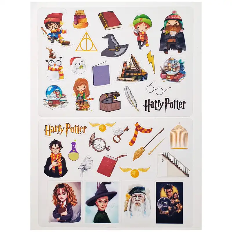 برچسب مدل هری پاتر 2 طرح اسکرپ بوک مجموعه  2 عددی