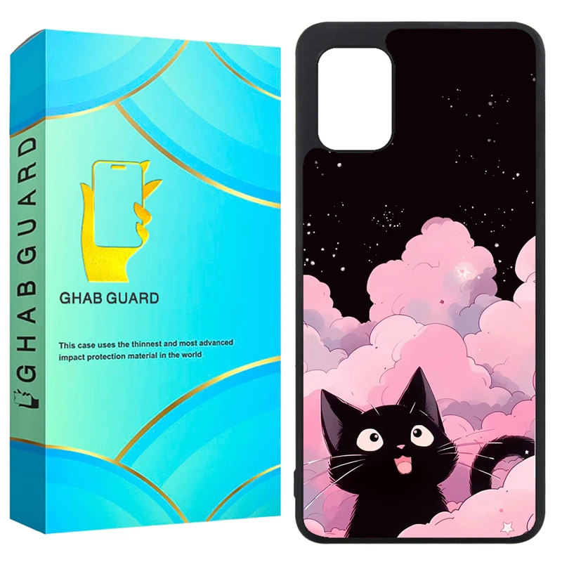 کاور قاب گارد طرح گربه مدل GCHPA31 مناسب برای گوشی موبایل سامسونگ Galaxy A31