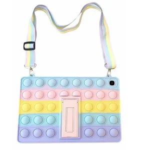 کاور طرح پاپیتی کد 88 مناسب برای تبلت سامسونگ Galaxy Tab A9 Plus به همراه بند آویز