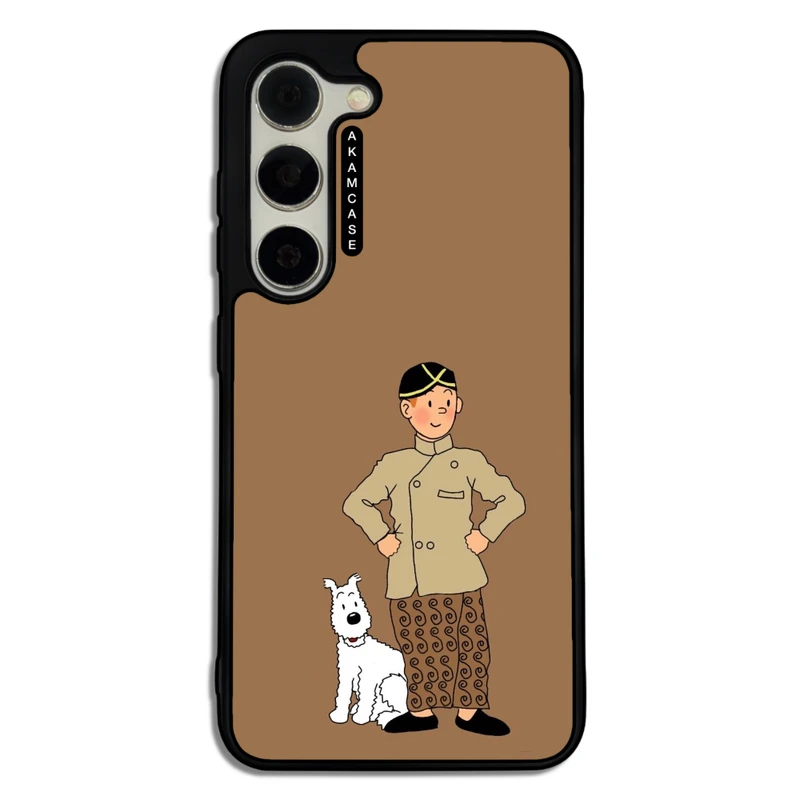 کاور آکام مدل AMC-WSGS23-TINTIN-23 مناسب برای گوشی موبایل سامسونگ Galaxy S23