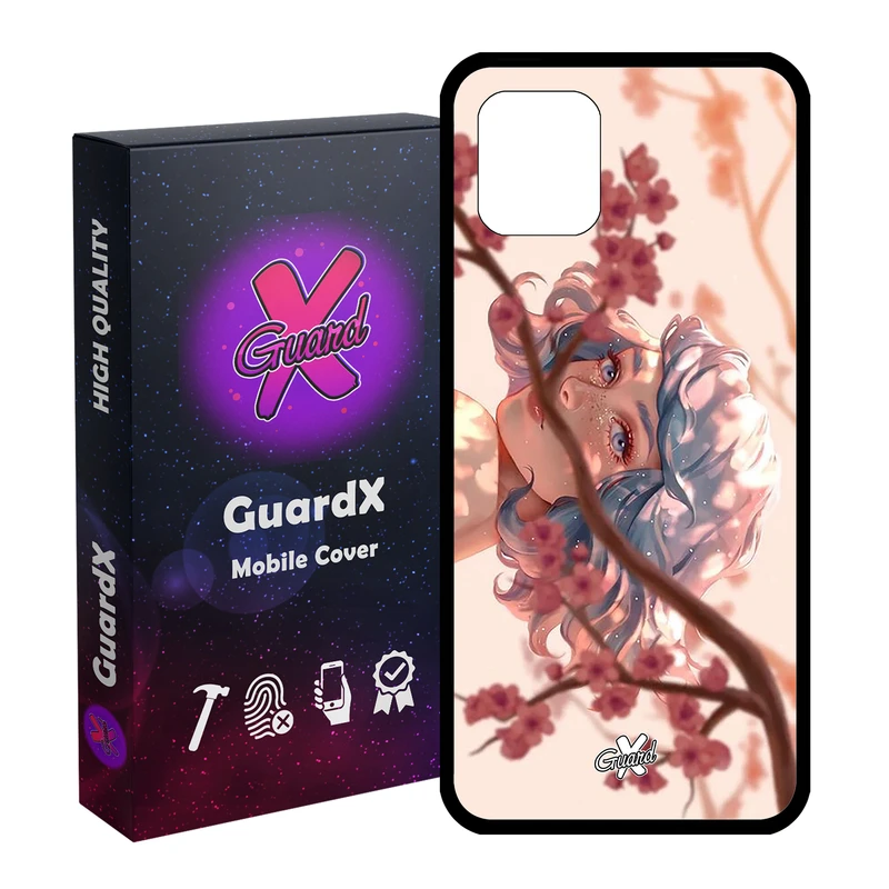 کاور گارد ایکس طرح Girl مدل Glass10007 مناسب برای گوشی موبایل سامسونگ Galaxy Note 10 Lite