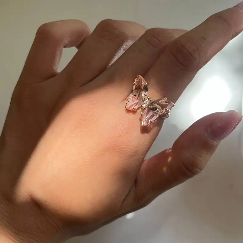 انگشتر زنانه مدل کریستالی 149