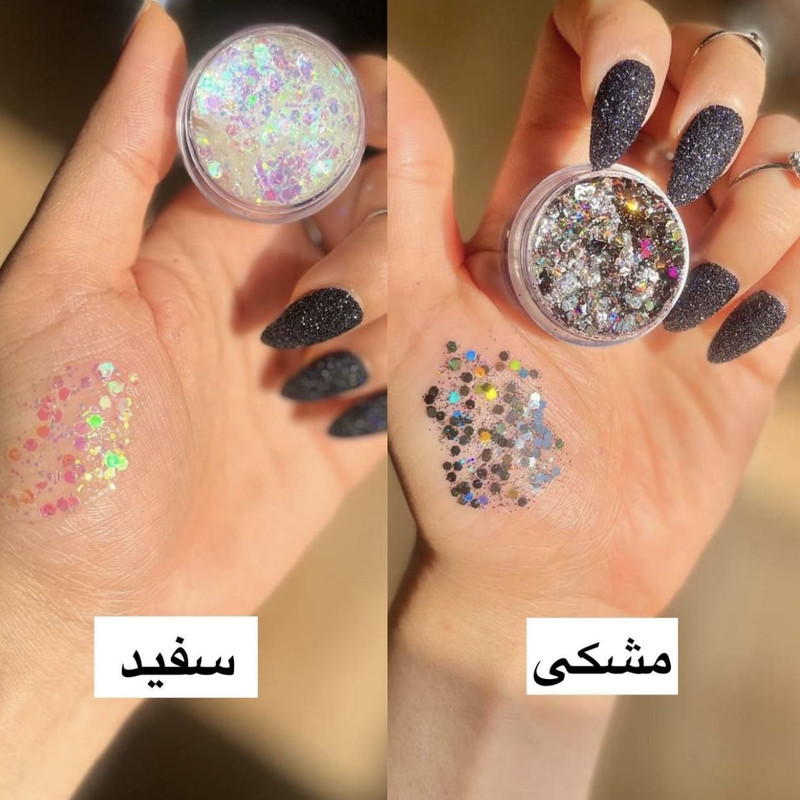 پودر اکلیل مدل گلیتر هلوگرامی