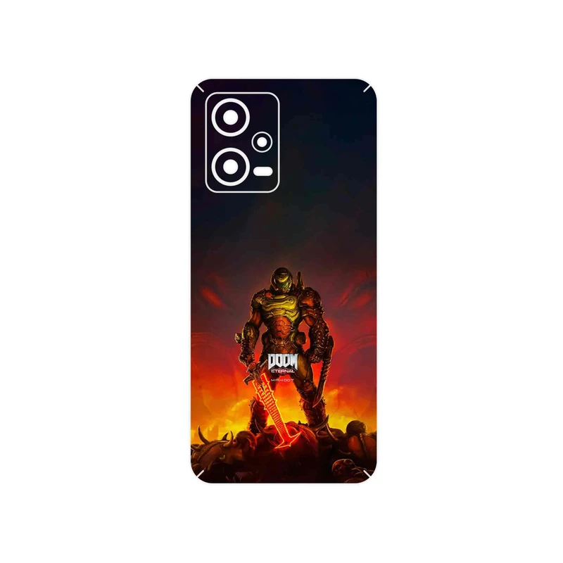 برچسب پوششی ماهوت مدل DOOM Game Series مناسب برای گوشی موبایل شیائومی Redmi Note 12 5G