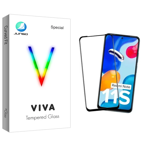 محافظ صفحه نمایش شیشه ای جانبو مدل Viva مناسب برای گوشی موبایل شیائومی redmi note 11 s
