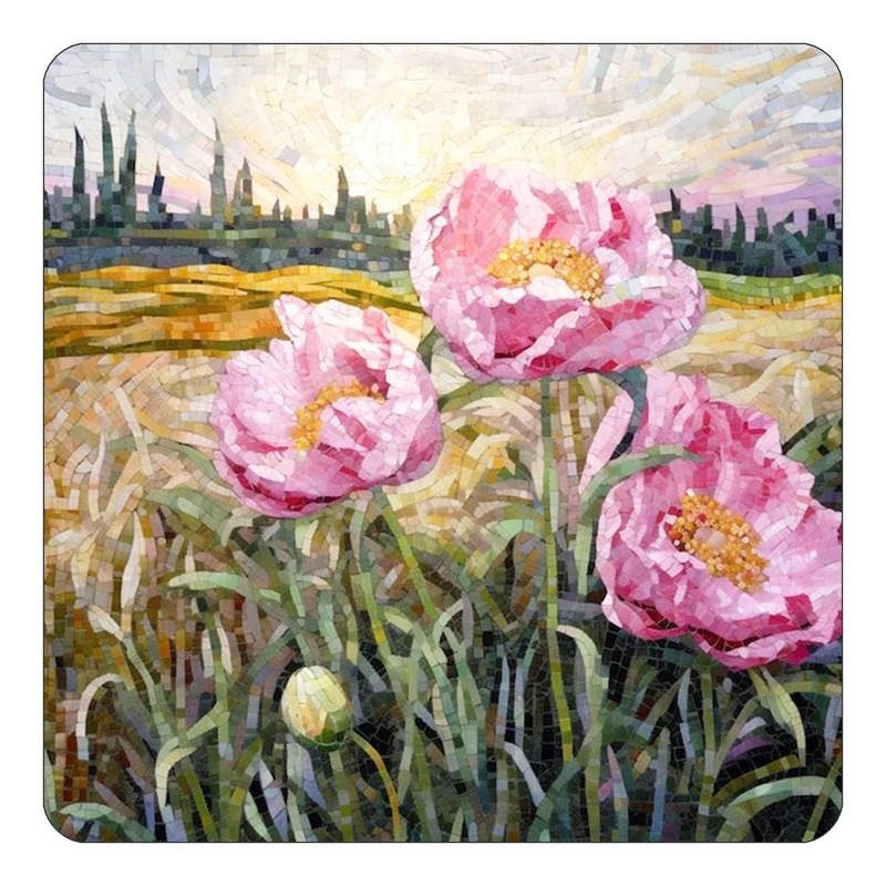 مگنت کاکتی طرح نقاشی رنگ روغن مدل mp72109