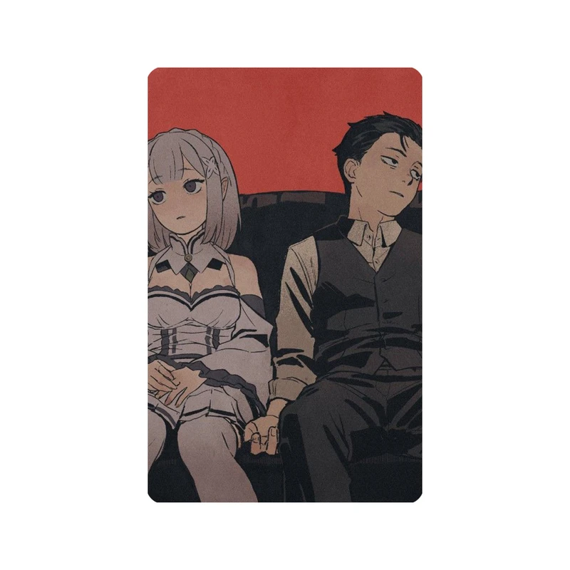 استیکر کارت مدل انیمه طرح ری زیرو ناتسوکی سوبارو کد 5553