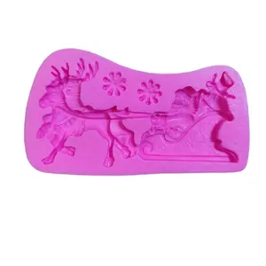 مالد فوندانت مدل سورتمه بابانوئل