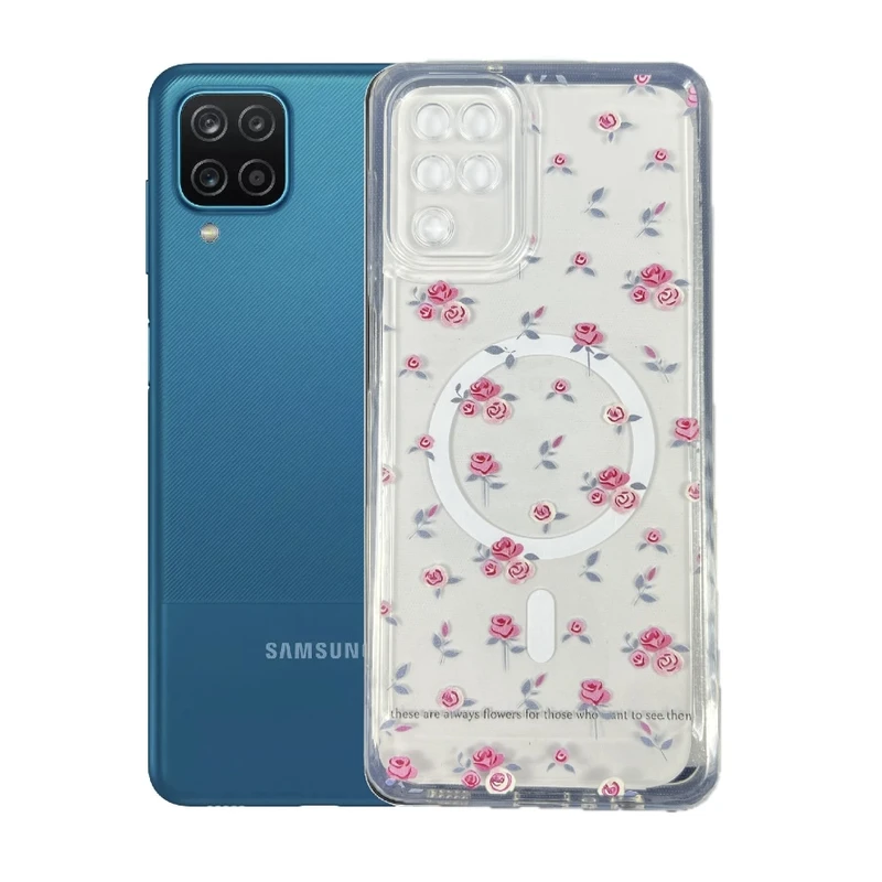کاور طرح گلبرگ مناسب برای گوشی موبایل سامسونگ Galaxy A12