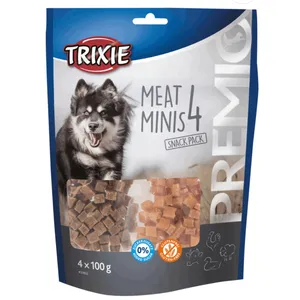 غذای تشویقی سگ تریکسی مدل meat minis4 وزن 400 گرم