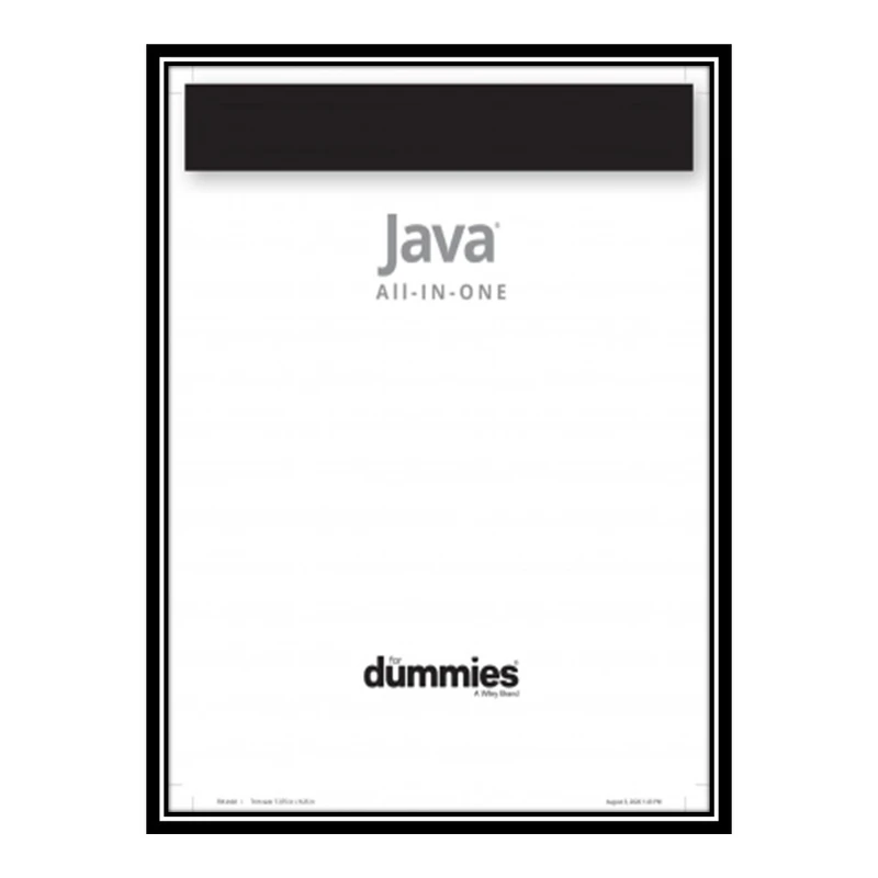 کتاب 	 Java All-In-One for Dummies [true PDF] اثر Doug Lowe انتشارات مؤلفین طلایی